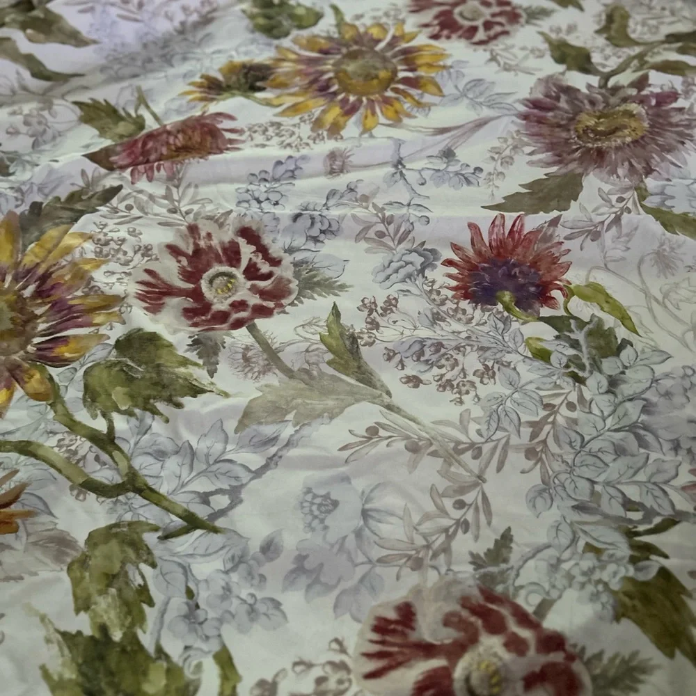 Pottery Barn Organic Cotton Floral Duvet Cover –‎ Full/Queen Cottage core 💫 jj